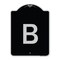 Signmission Sign with Letter B Heavy-Gauge Aluminum Architectural Sign, 24" x 18", BS-1824-22962 A-DES-BS-1824-22962 - alternate 1